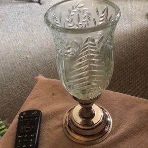 Crystal candle holder